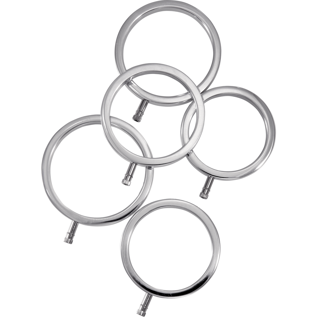 Solid Metal Cockring Set 1