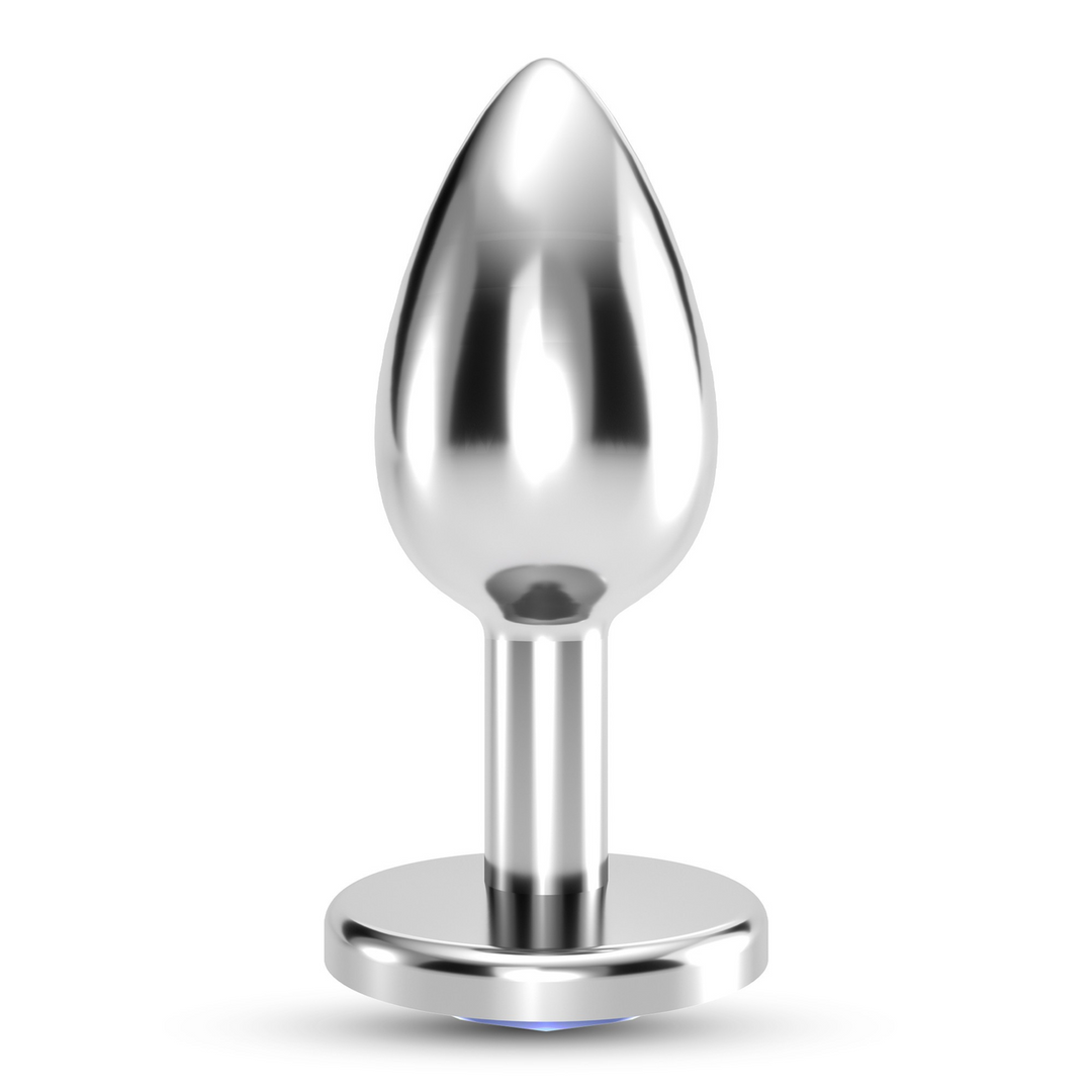 Bijou - Anal Jewel Plug - Small - Blue 4