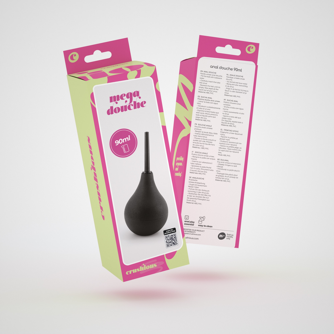 Mega Douche - Anal Shower - 90 ml - Black 2