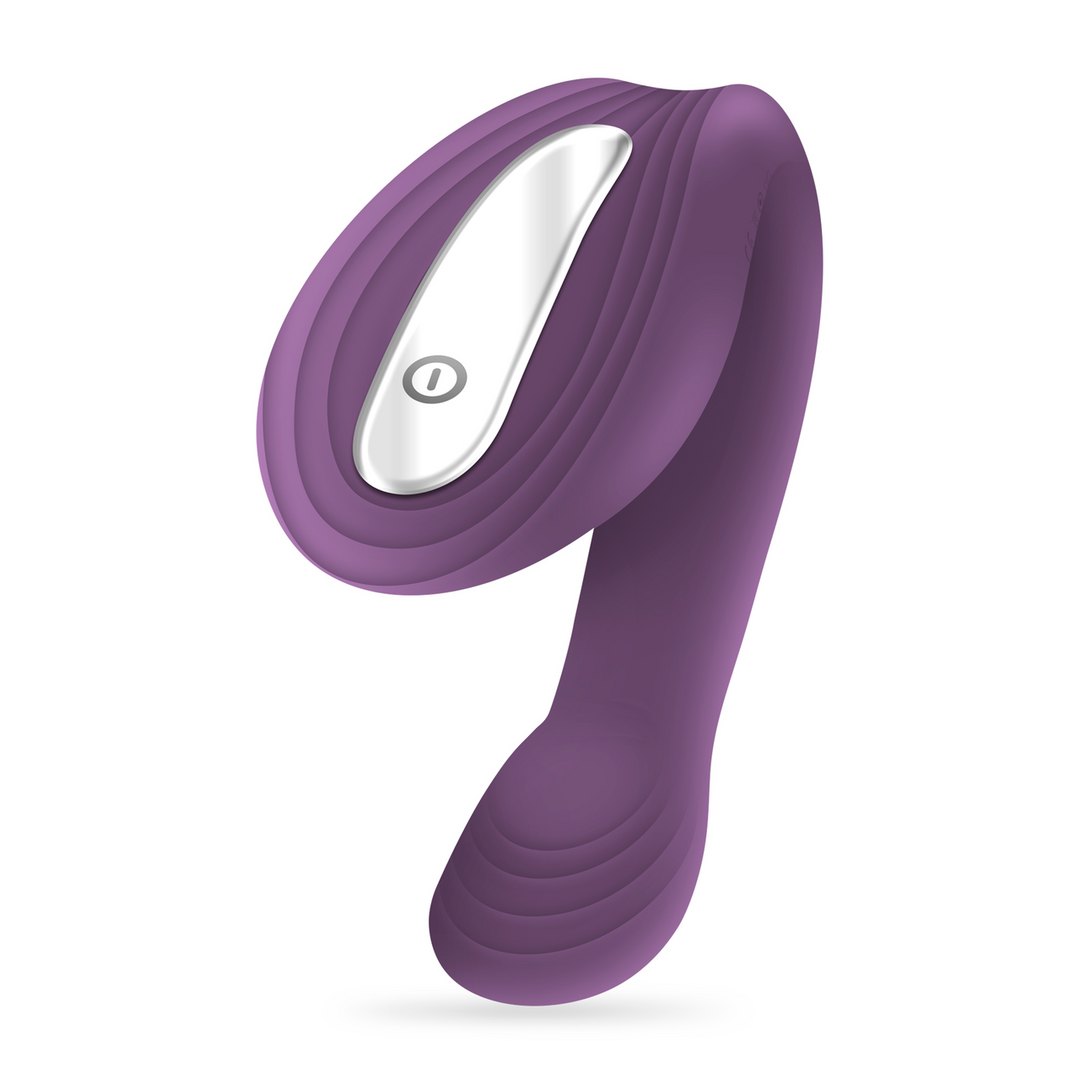 Pleasuriser - Rechargeable Vibrator with Waterbased Lubricant - 1.7 fl oz / 50 ml - Purple 4