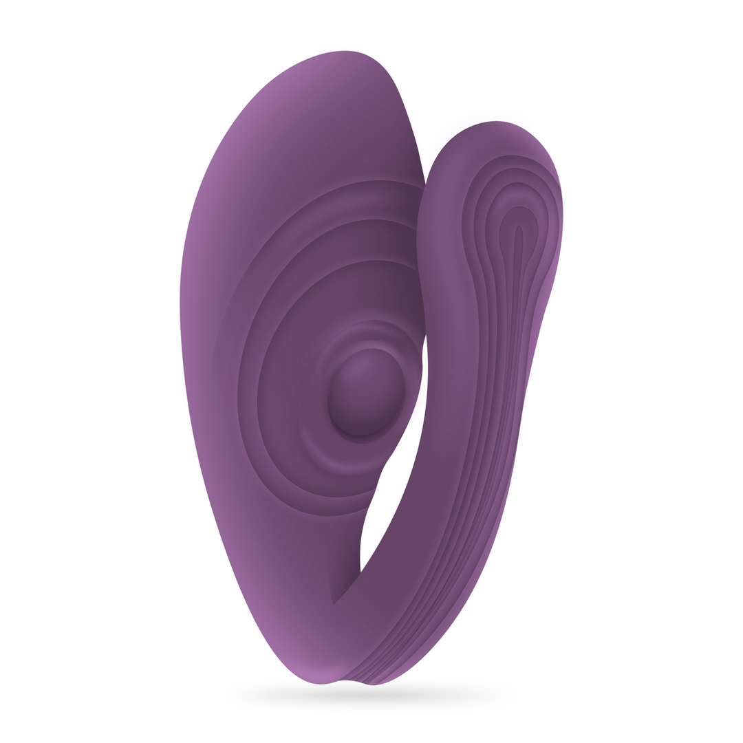 Pleasuriser - Rechargeable Vibrator with Waterbased Lubricant - 1.7 fl oz / 50 ml - Purple 5