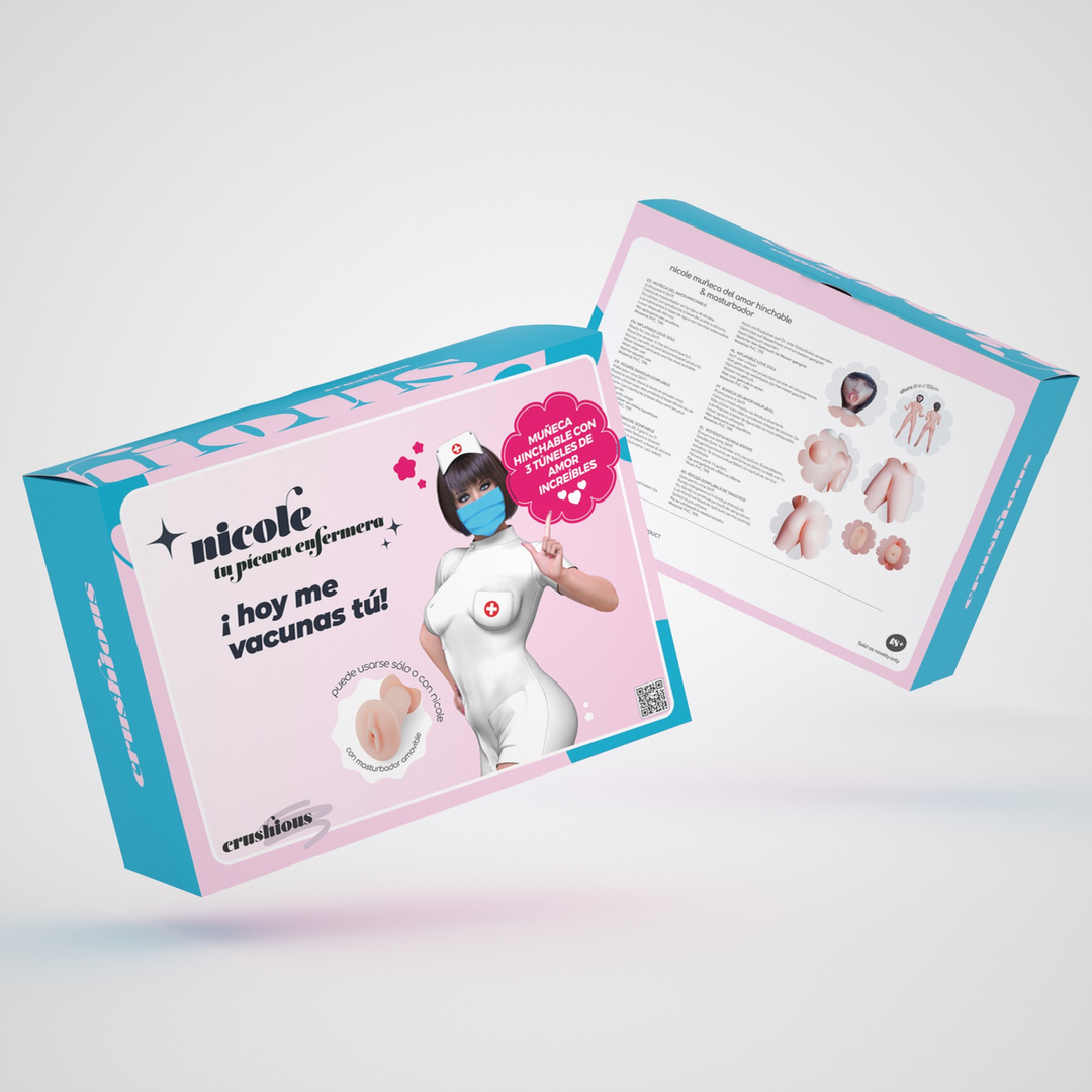 Nicole La Enfermera - Inflatable Doll with Stroker 2