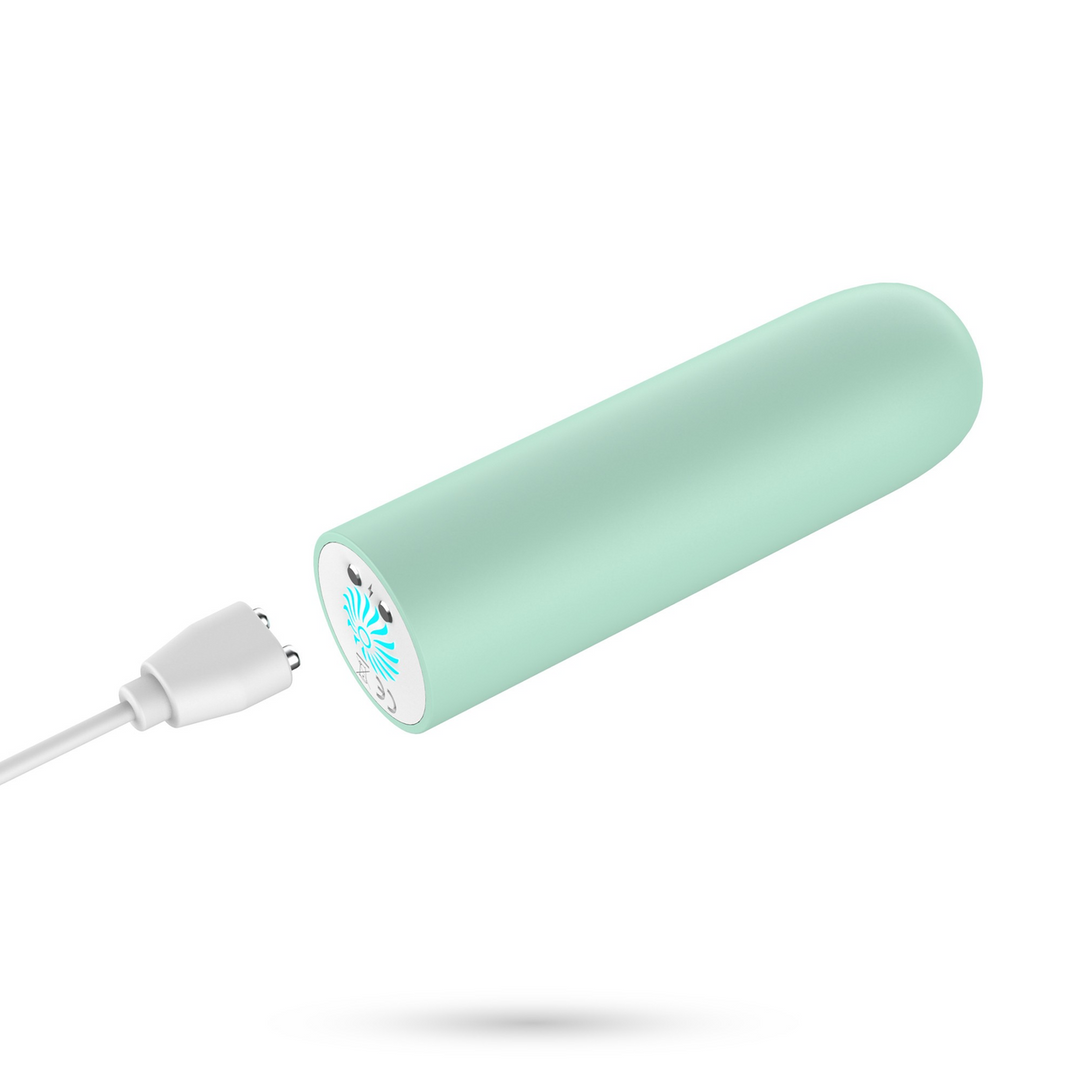 Quackers - USB Rechargeable Vibrating Bullet - Mint Green 6