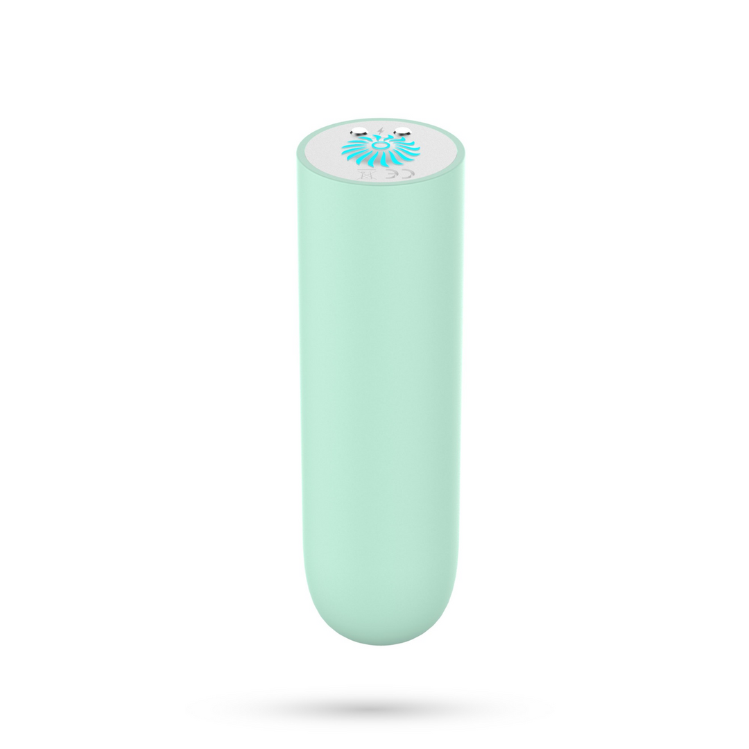 Quackers - USB Rechargeable Vibrating Bullet - Mint Green 3
