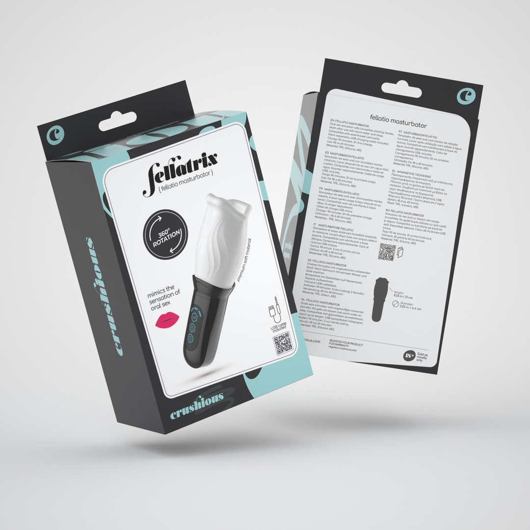 Fellatrix - Rotating Mouth Masturbator - White 2