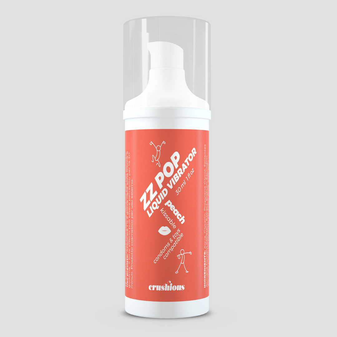 ZZ Pop - Kissable Liquid Vibrator - Peach - 1 fl oz / 30 ml 1