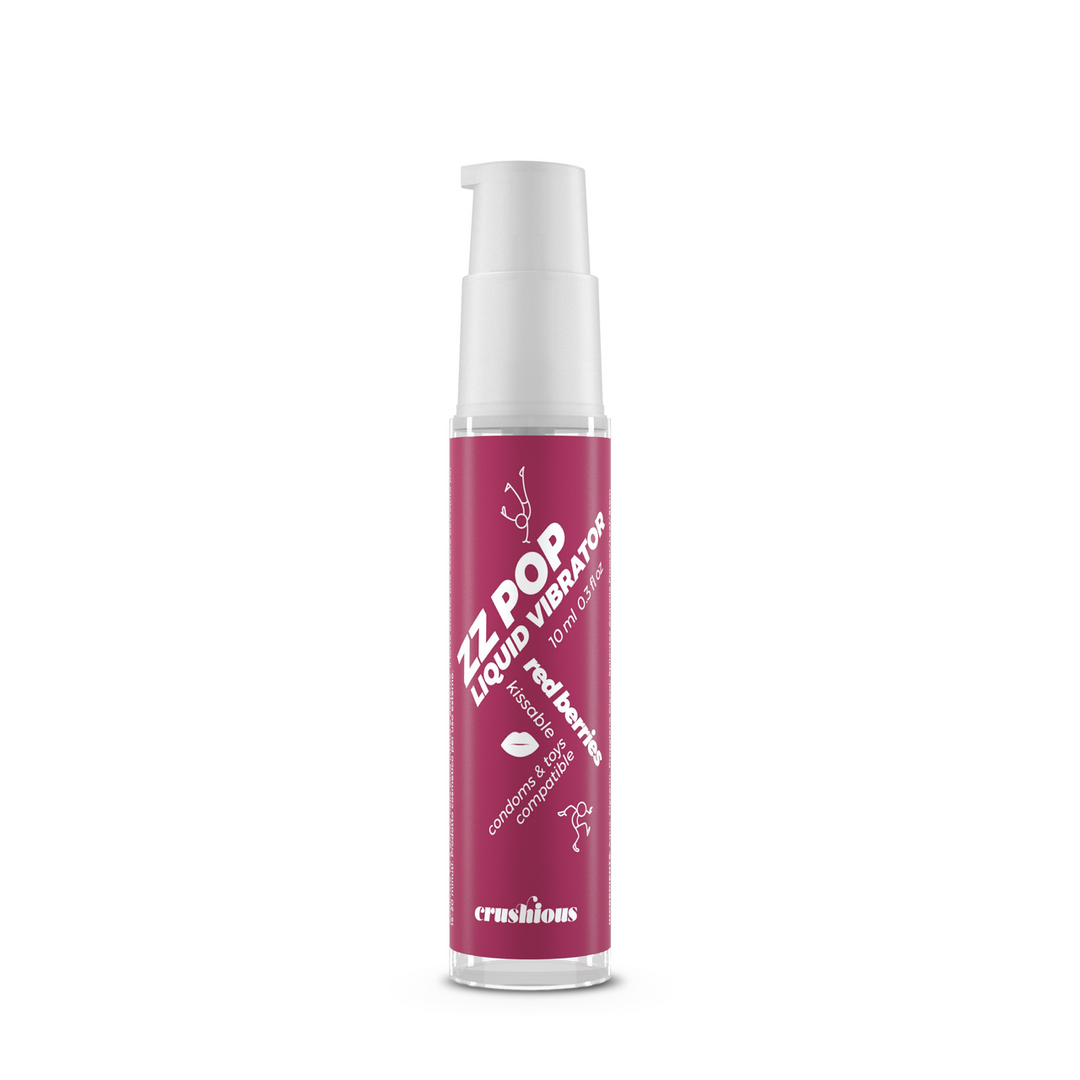 ZZ Pop - Kissable Liquid Vibrator - Red Berries - 0.3 fl oz / 10 ml 2