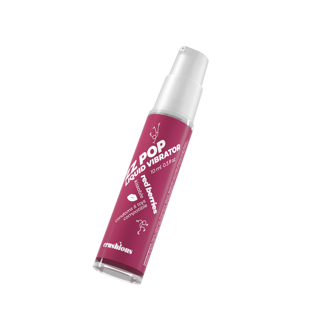 ZZ Pop - Kissable Liquid Vibrator - Red Berries - 0.3 fl oz / 10 ml 3