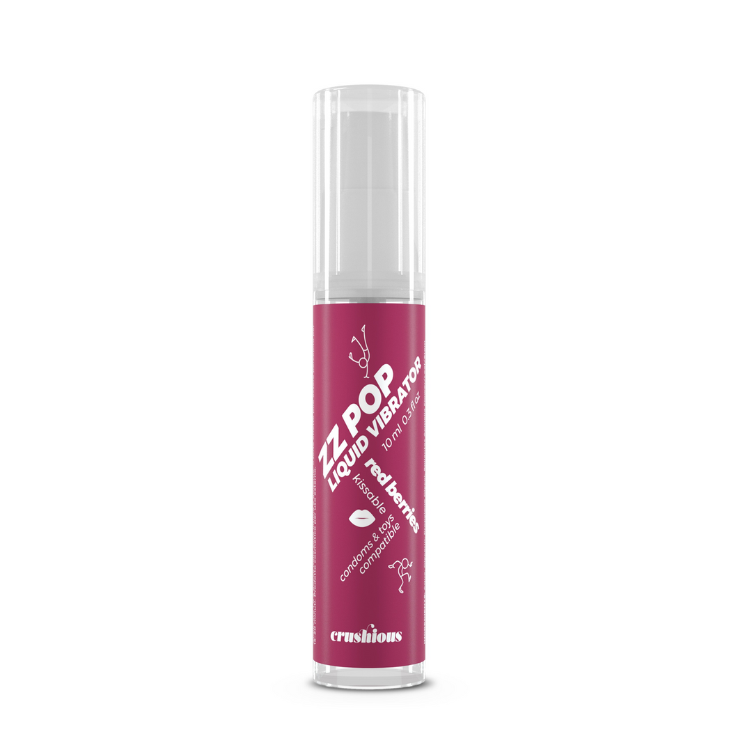 ZZ Pop - Kissable Liquid Vibrator - Red Berries - 0.3 fl oz / 10 ml 1