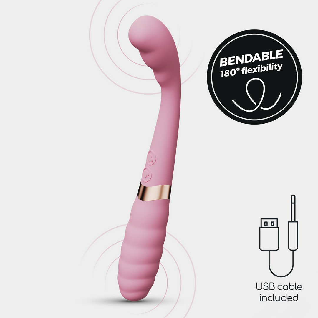 Pixie - Flexible Dual Vibrator - Pink 6