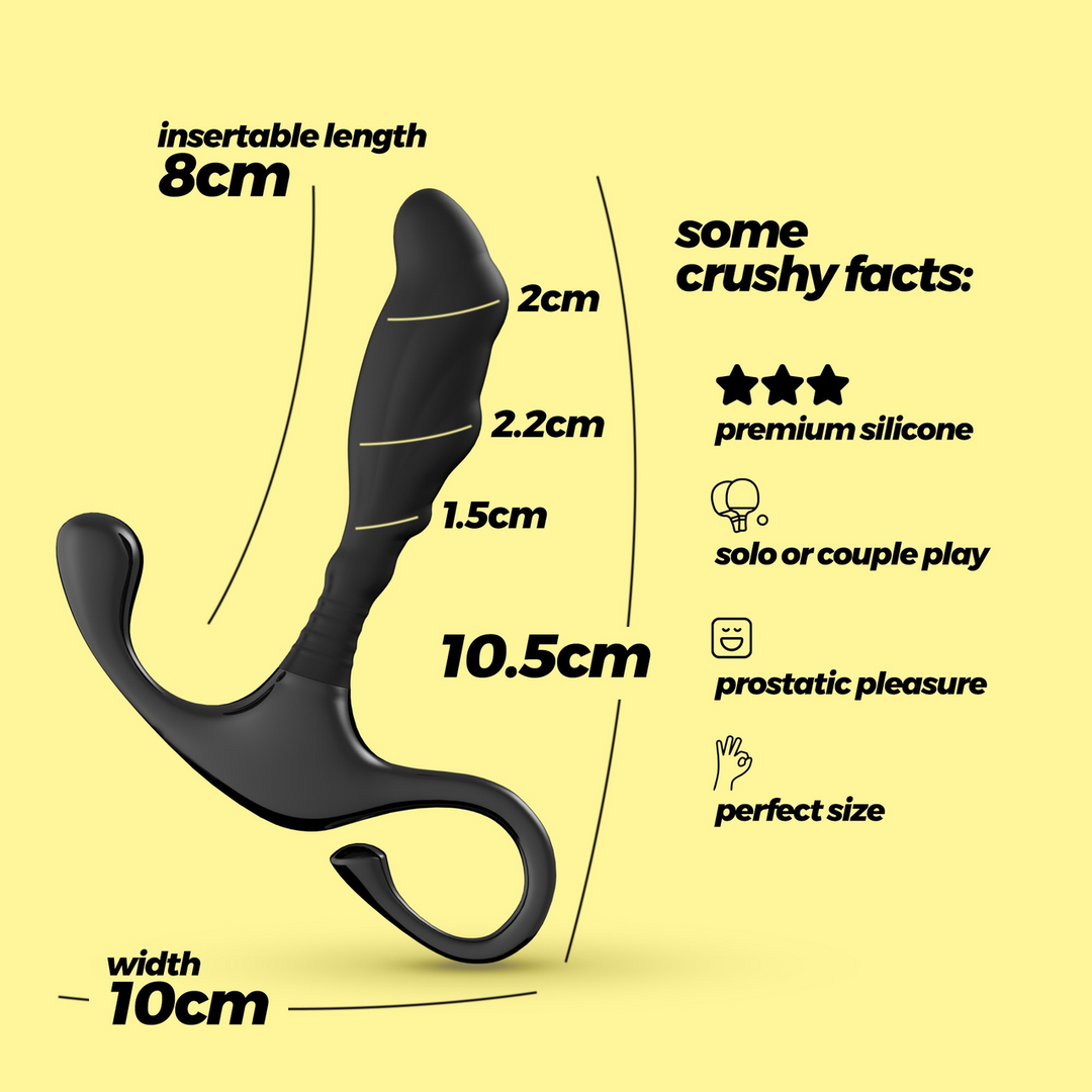 Djinn - Silicone Prostate Massager - Black 6