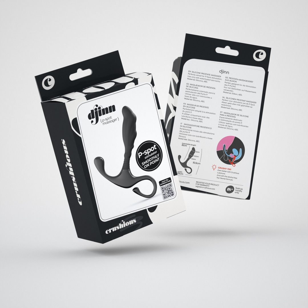 Djinn - Silicone Prostate Massager - Black 2