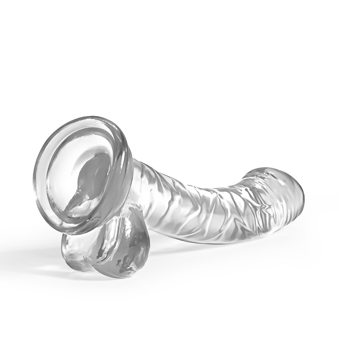 Hudini - Jelly Flexible Anal Dildo - 6.9/ 17,5 cm - Clear 5