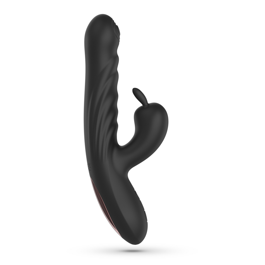 Lapin - Thrusting Rabbit Vibrator - Black 4