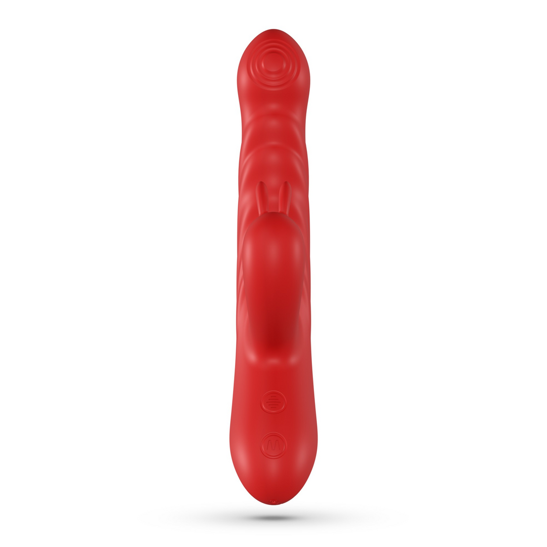 Lapin - Thrusting Rabbit Vibrator - Red 4