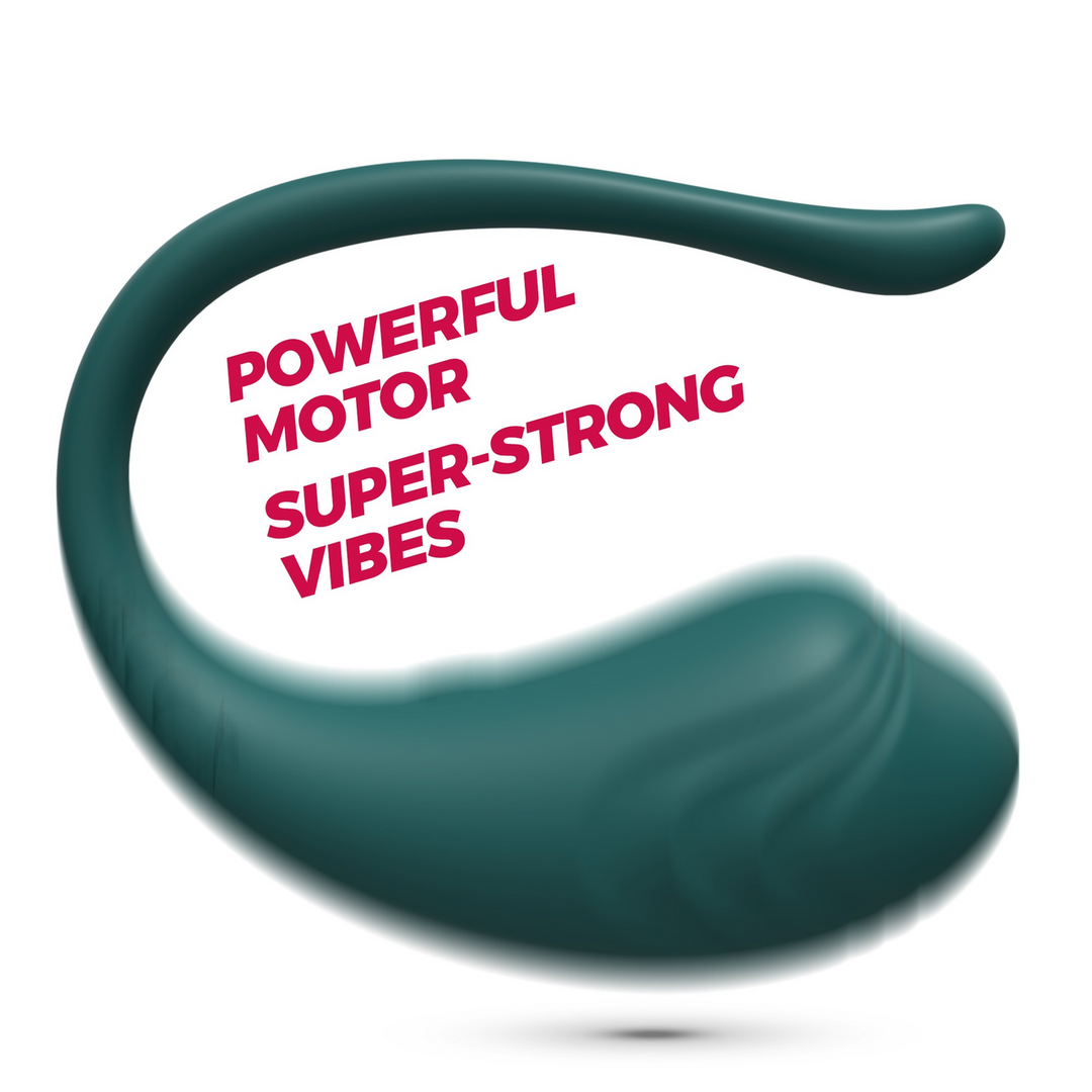 Tamago - Rechargeable Vibrating Egg with Remote Control - Emerald 6