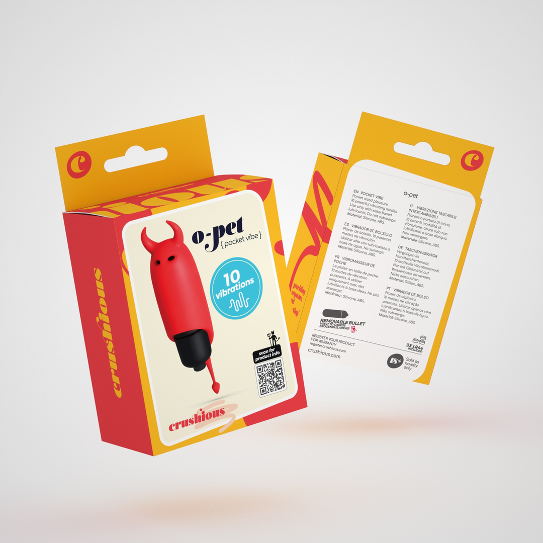 O-Pet Devil - Vibrating Bullet - Red 2