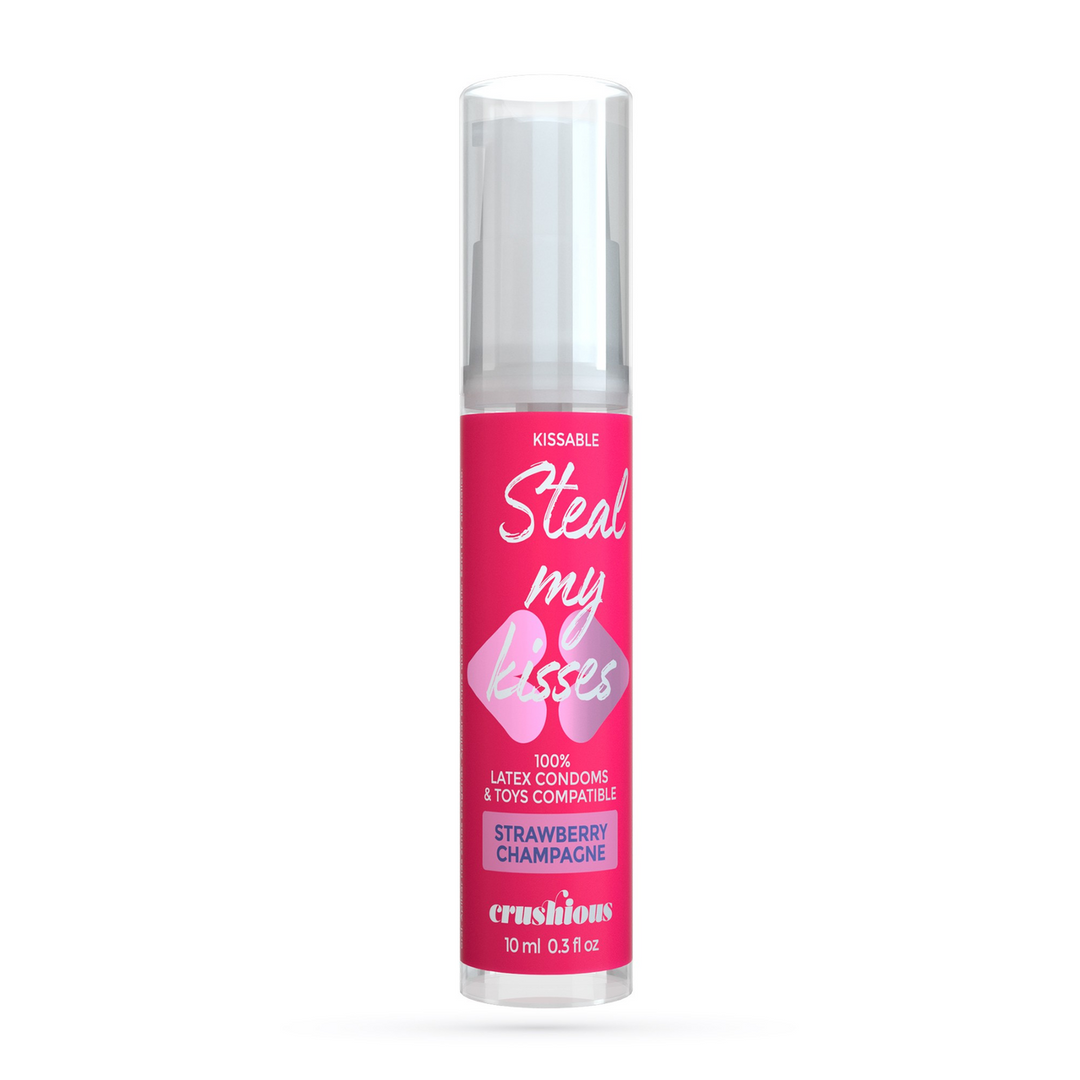 Steal My Kisses - Lubricant - Strawberry Champagne Flavour - 0.3 fl oz / 10 ml 1