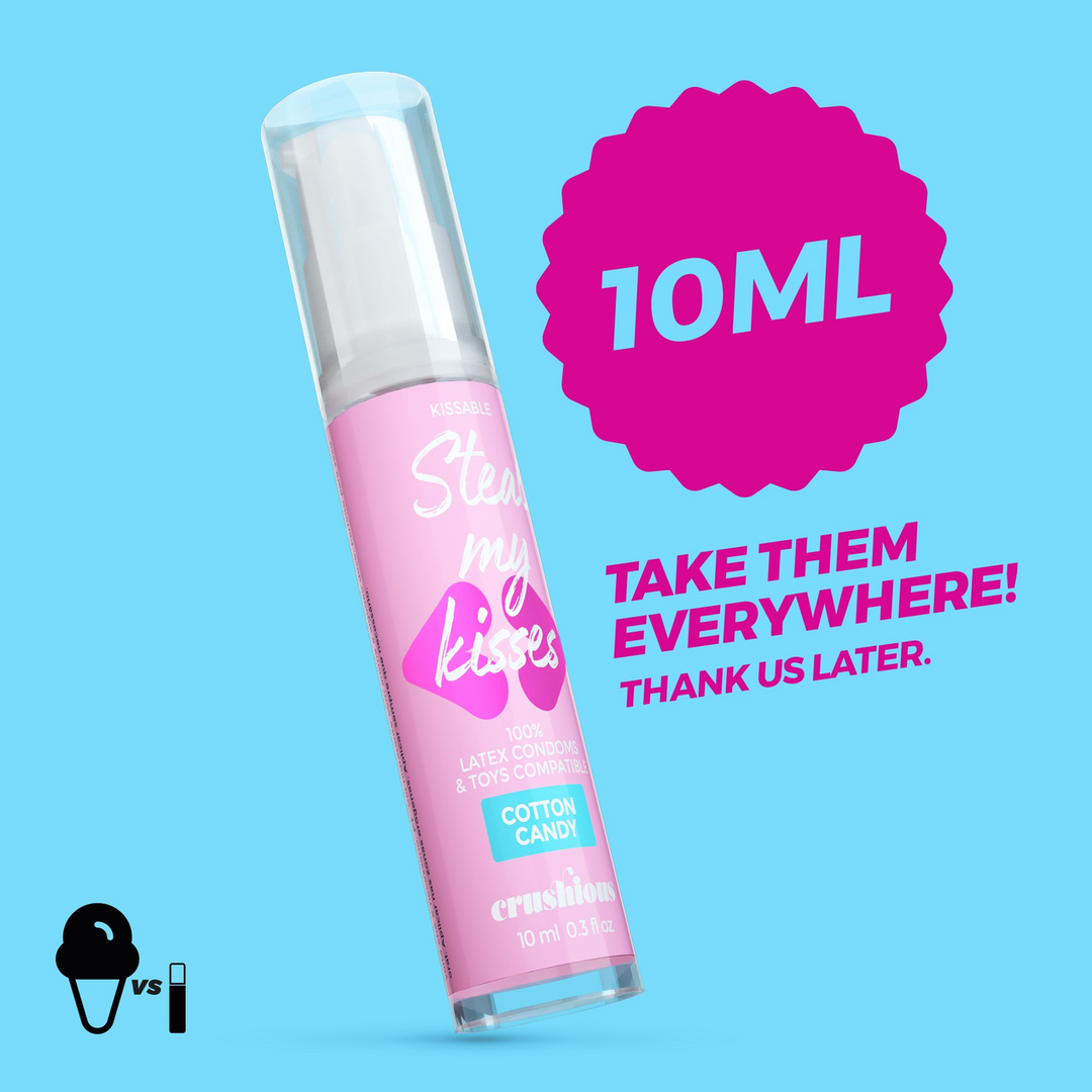 Steal My Kisses - Lubricant - Cotton Candy Flavour - 0.3 fl oz / 10 ml 4