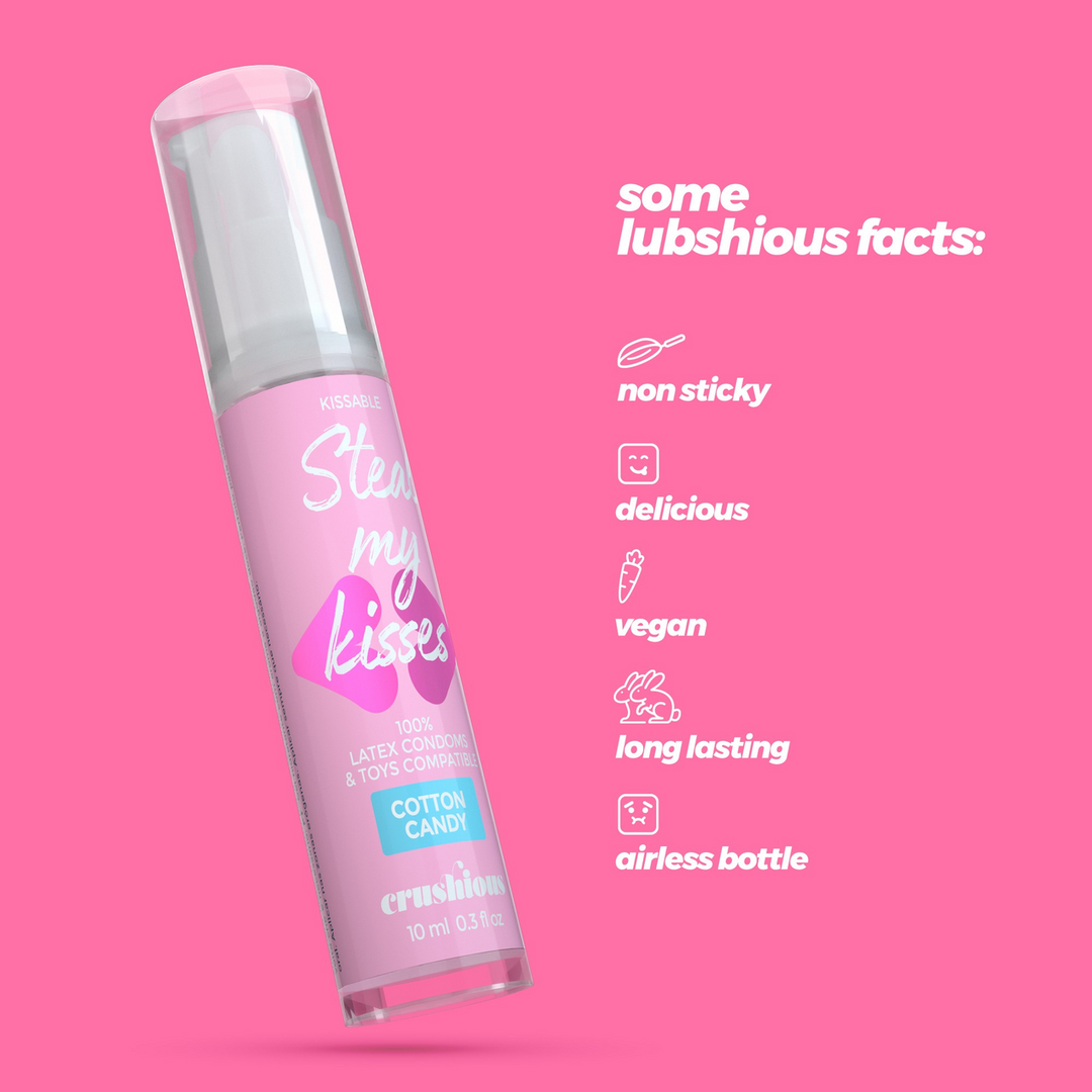 Steal My Kisses - Lubricant - Cotton Candy Flavour - 0.3 fl oz / 10 ml 5