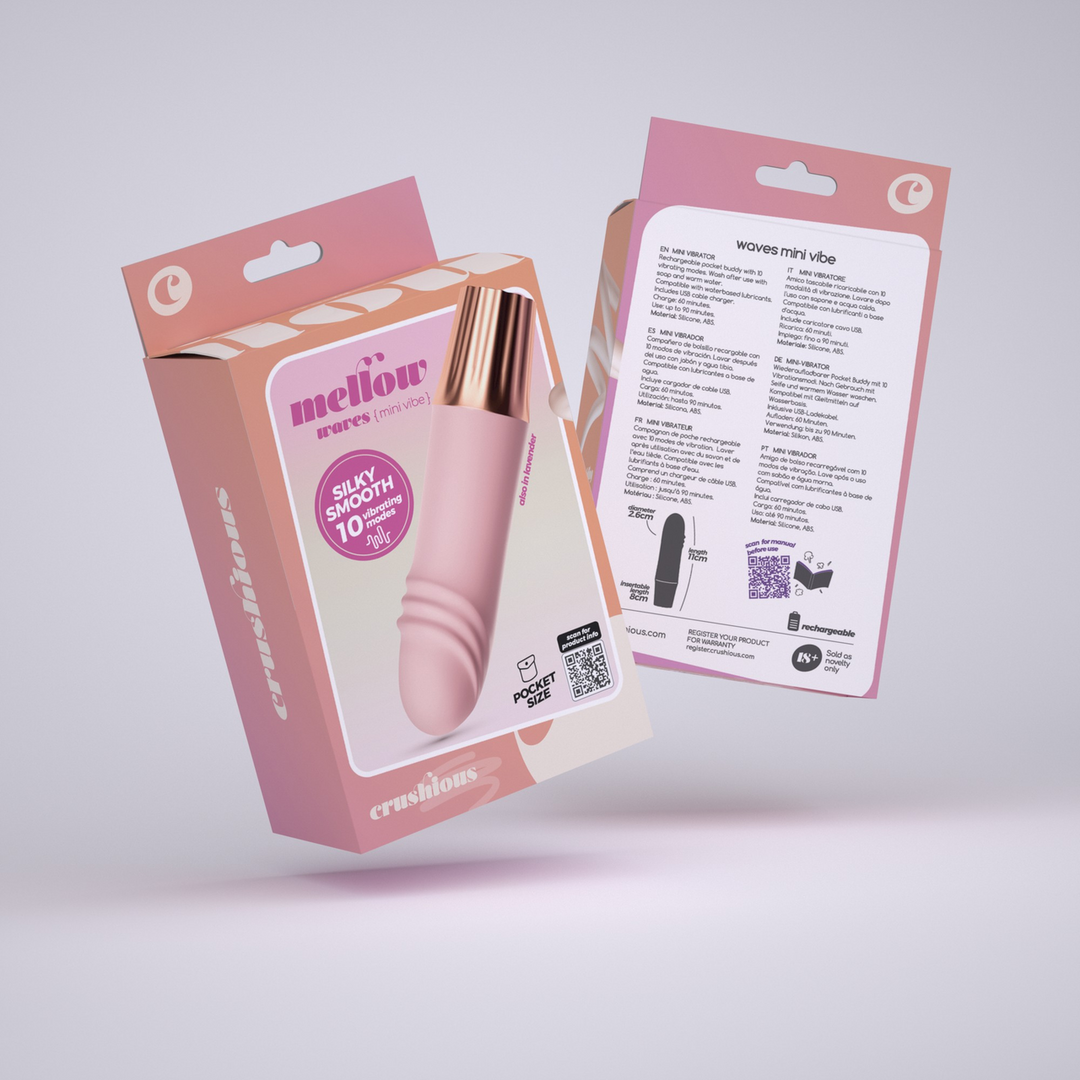 Mellow Waves - Mini Vibrator - Pink 2