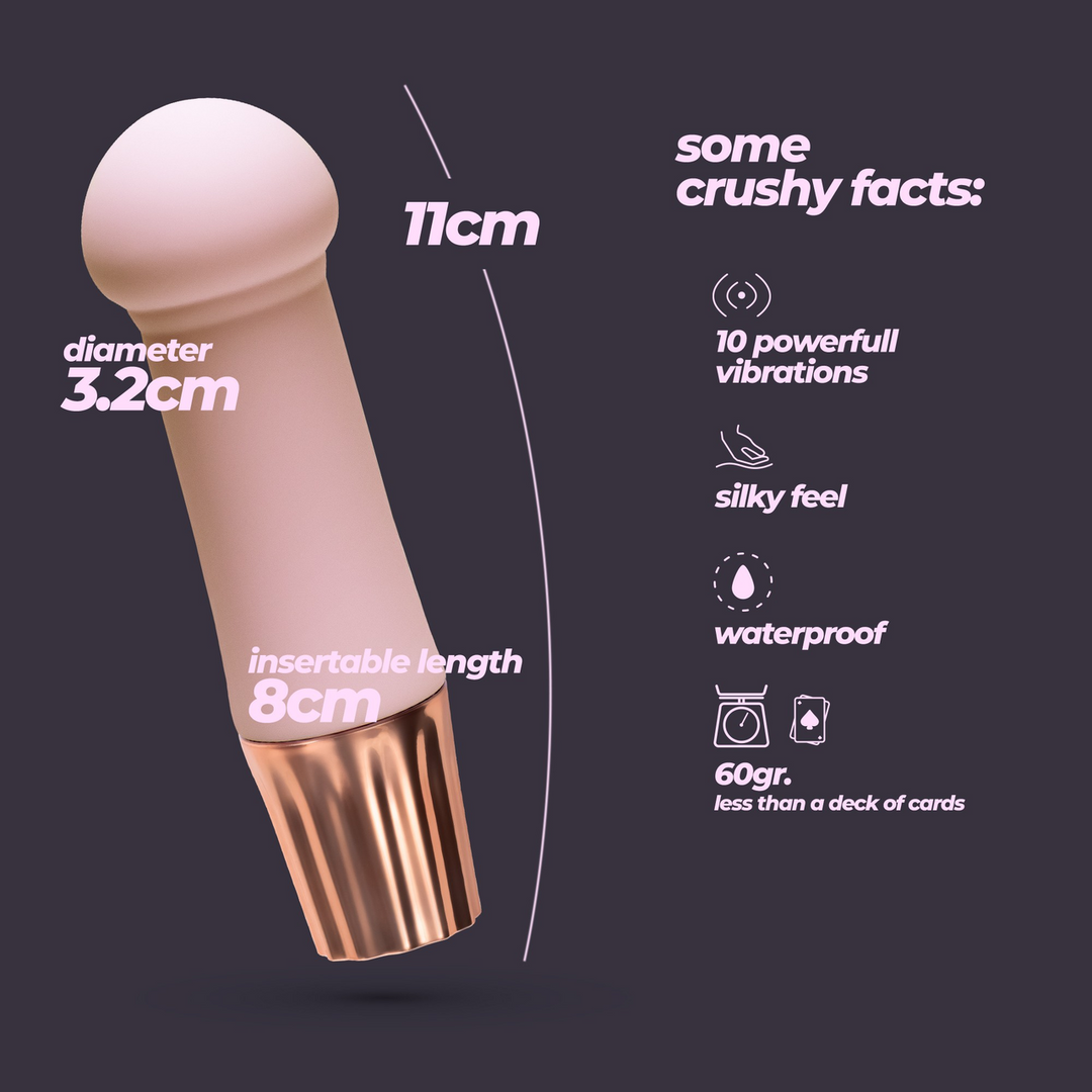 Mellow Puff - Mini Wand Vibrator - Pink 4