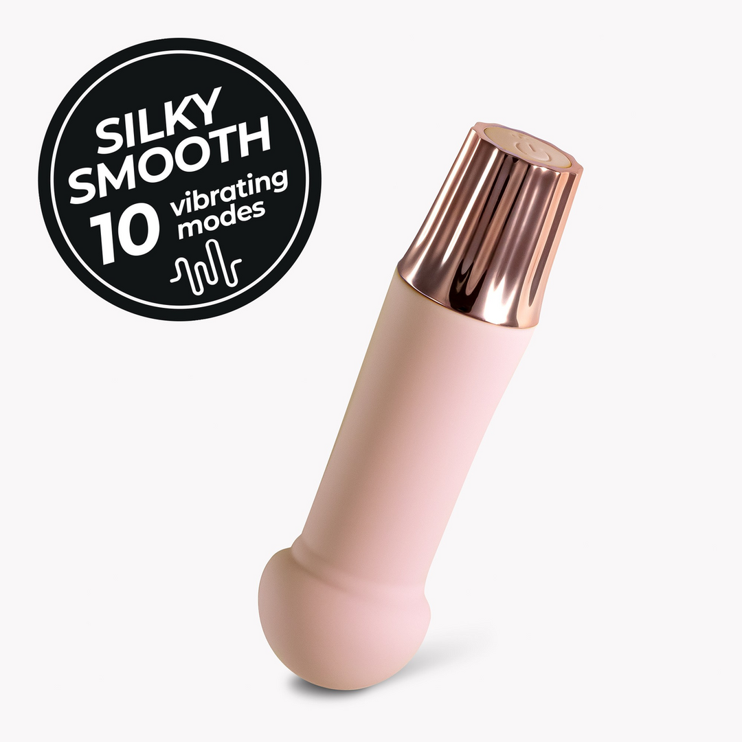 Mellow Puff - Mini Wand Vibrator - Pink 5