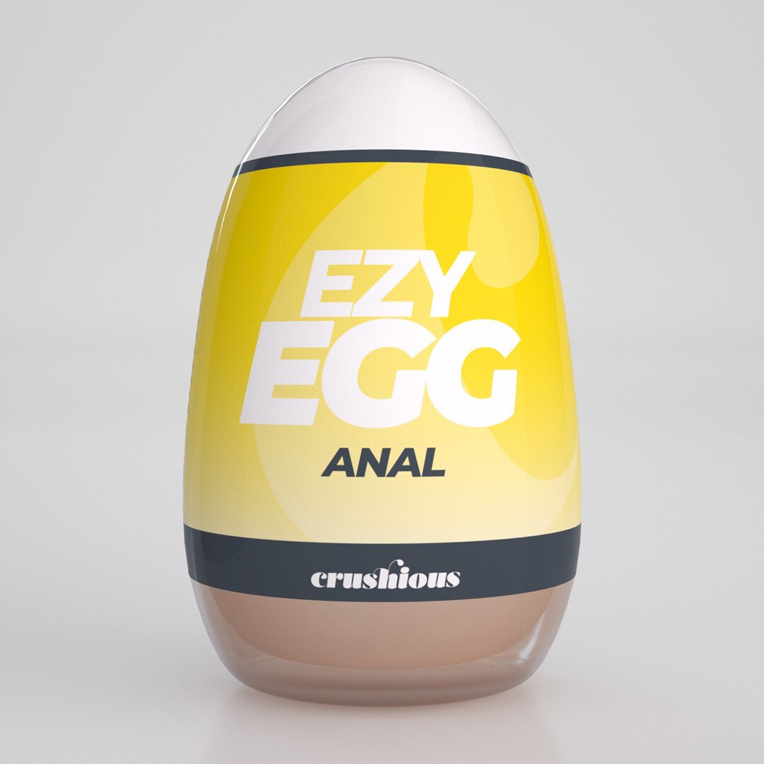 Ezy Egg - Masturbator Egg - Anal - Yellow 2
