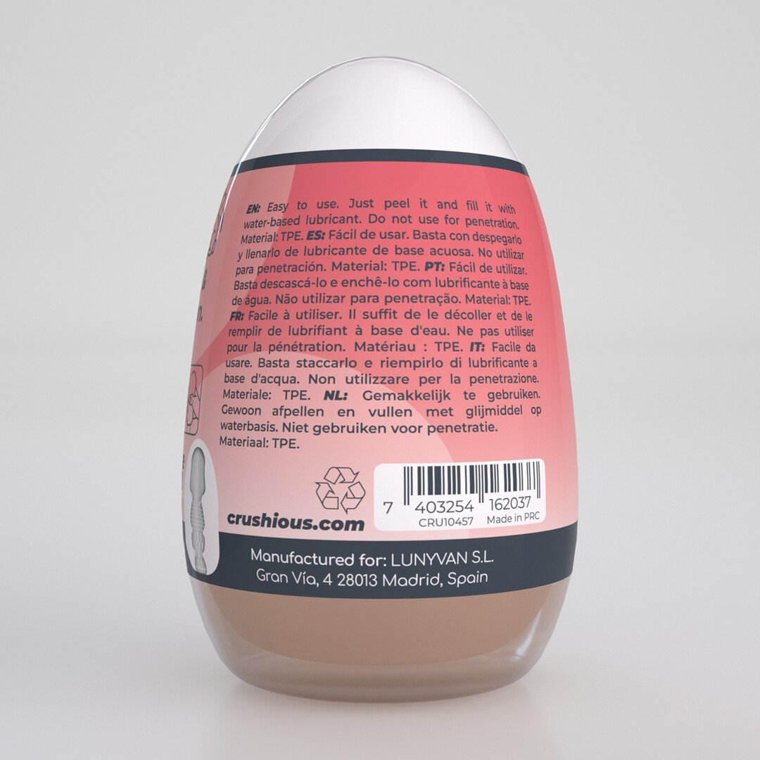 Ezy Egg - Masturbator Egg - Mouth - Red 3