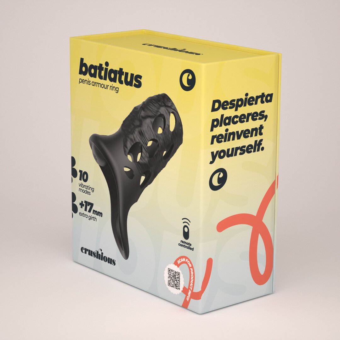 Batiatus - Vibrating Penis Armour Ring - Black 3