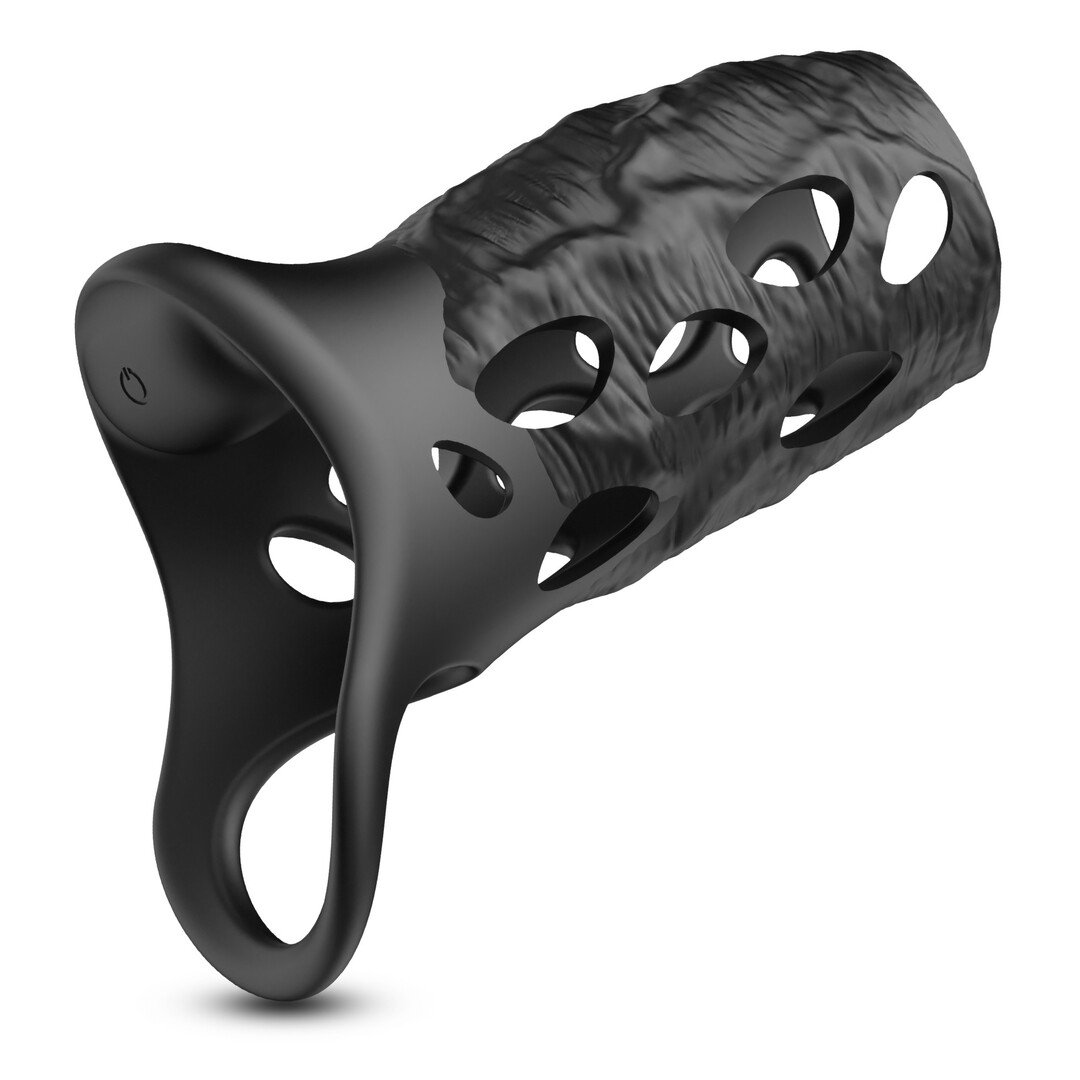 Batiatus - Vibrating Penis Armour Ring - Black 6