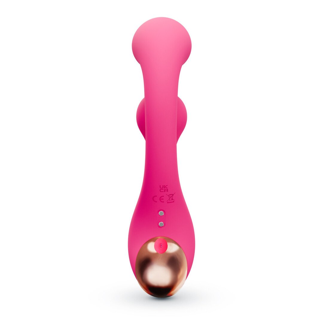 Pleaser - Vibrator with Rotating Stimulation - Pink 4