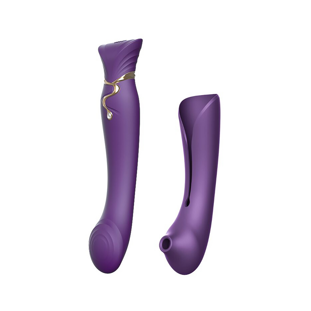 Queen - G-Spot Vibrator and Air Pulse Stimulator 3