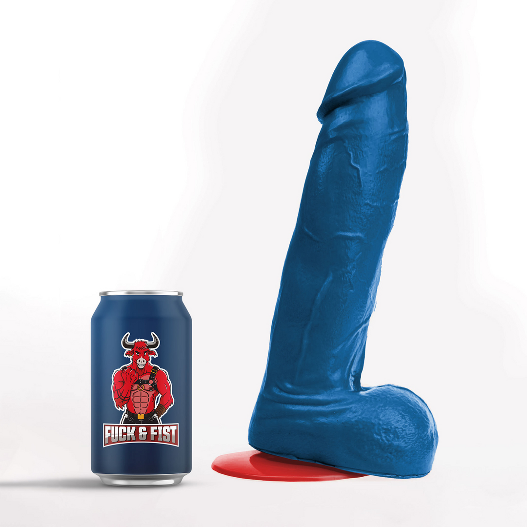 Hoenir XL - Realistic Dildo with Balls - 9 / 23 cm - Blue 5