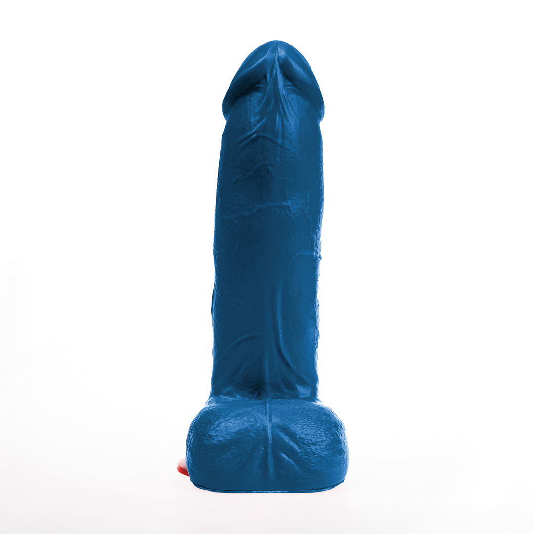 Hoenir XL - Realistic Dildo with Balls - 9 / 23 cm - Blue 2