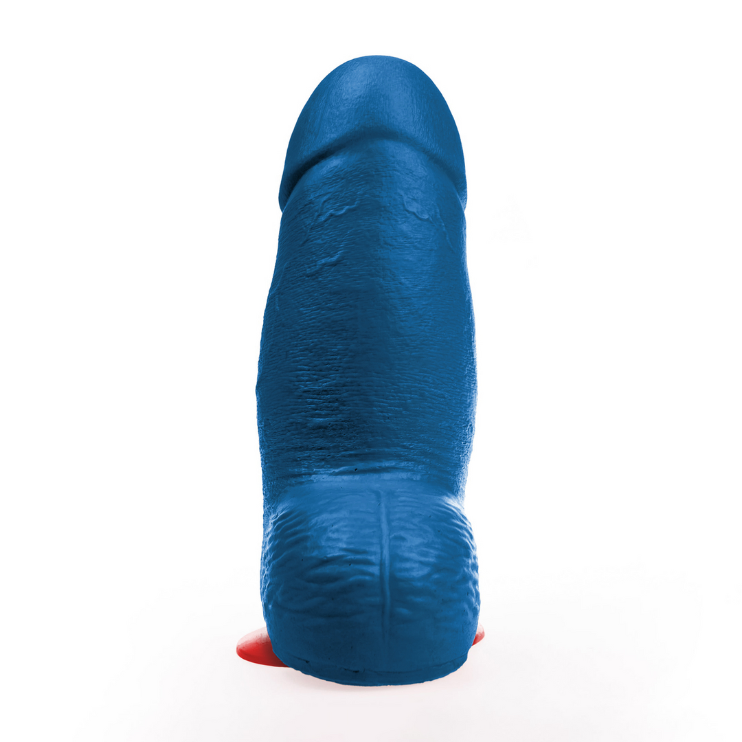 Dagr XL - Realistic Thick Dildo with Balls - 8.3 / 21 cm - Blue 2