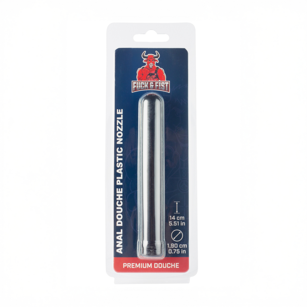 Anal Douche Plastic Nozzle - 13,5 cm - Black 2