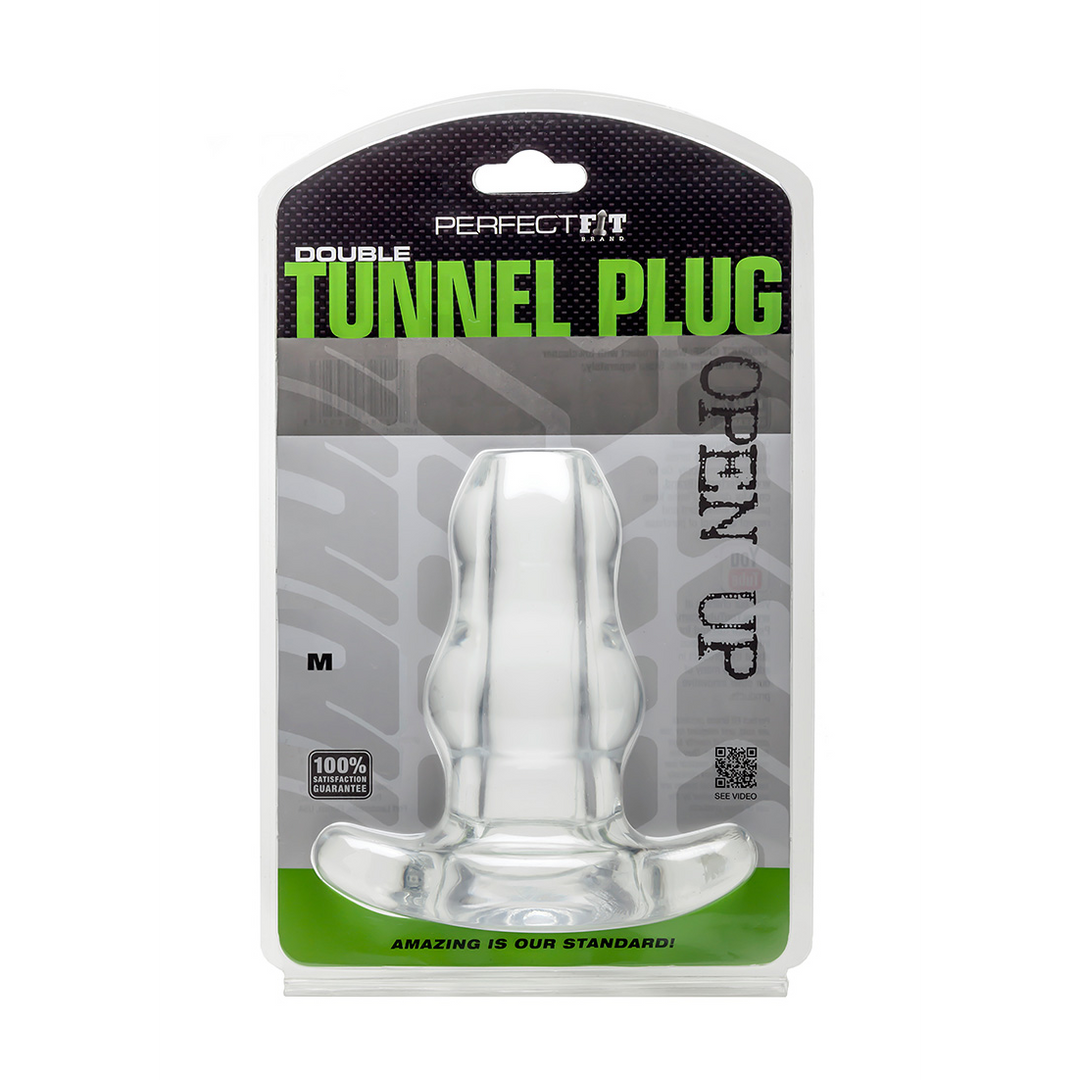 Double Tunnel Plug - Hollow Butt Plug - M 2