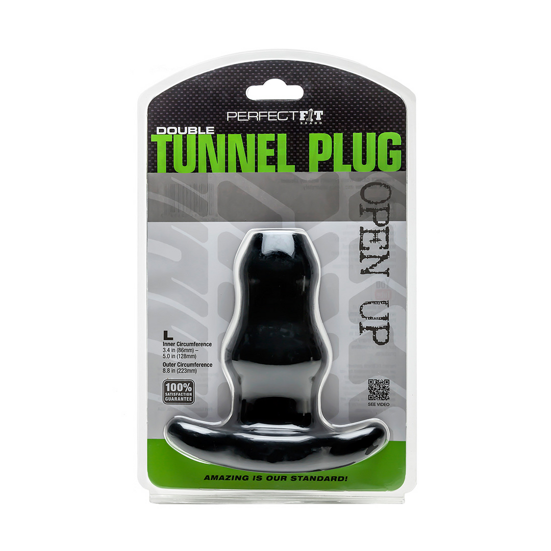 Double Tunnel Plug - Hollow Butt Plug - L 2