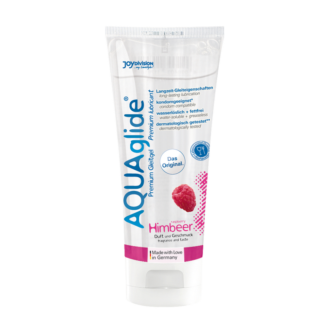 AQUAglide Neutral - Flavored Waterbased Lubricant - Raspberry - 3 fl oz / 100 ml 1