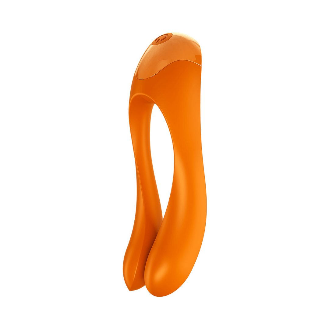 Candy Cane - Finger Vibrator for Intimate Zones - Orange 1