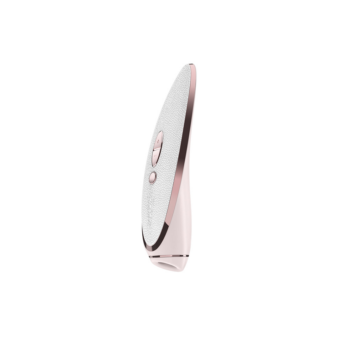 Prêt-á-Porter - Luxury Air Pulse Stimulator and Vibration - White/Rose Gold 3