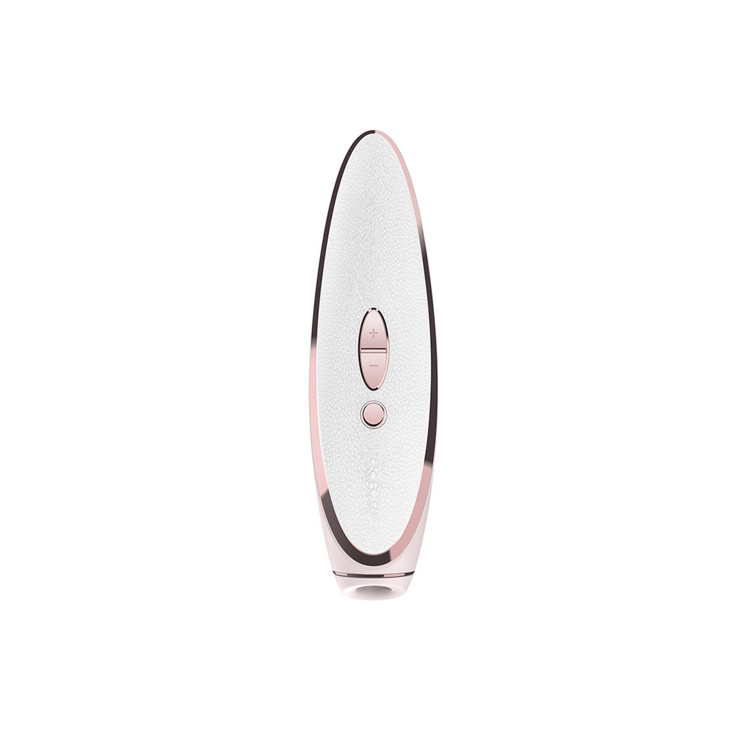 Prêt-á-Porter - Luxury Air Pulse Stimulator and Vibration - White/Rose Gold 1