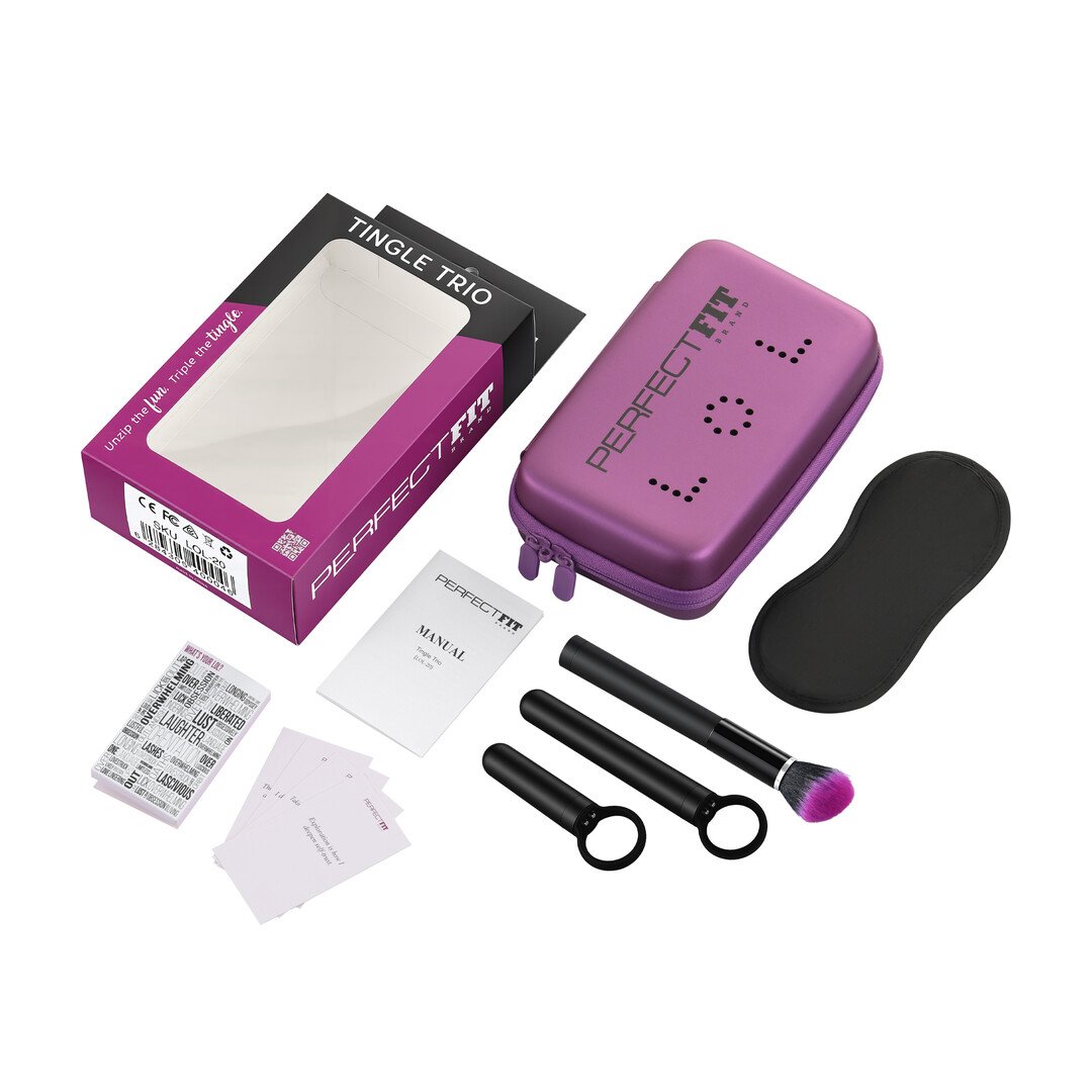 LOL Tingle Trio - 3 Vibe Play Set - Purple/Black 4