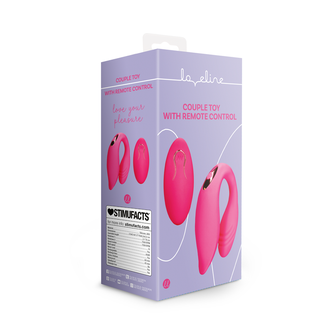 Couple Toy with Remote Control - Wild Strawberry 2