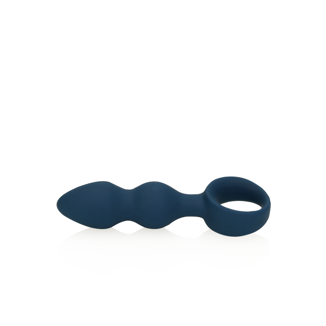 Teardrop Shaped Anal Plug - Small - Baltic Blue 6