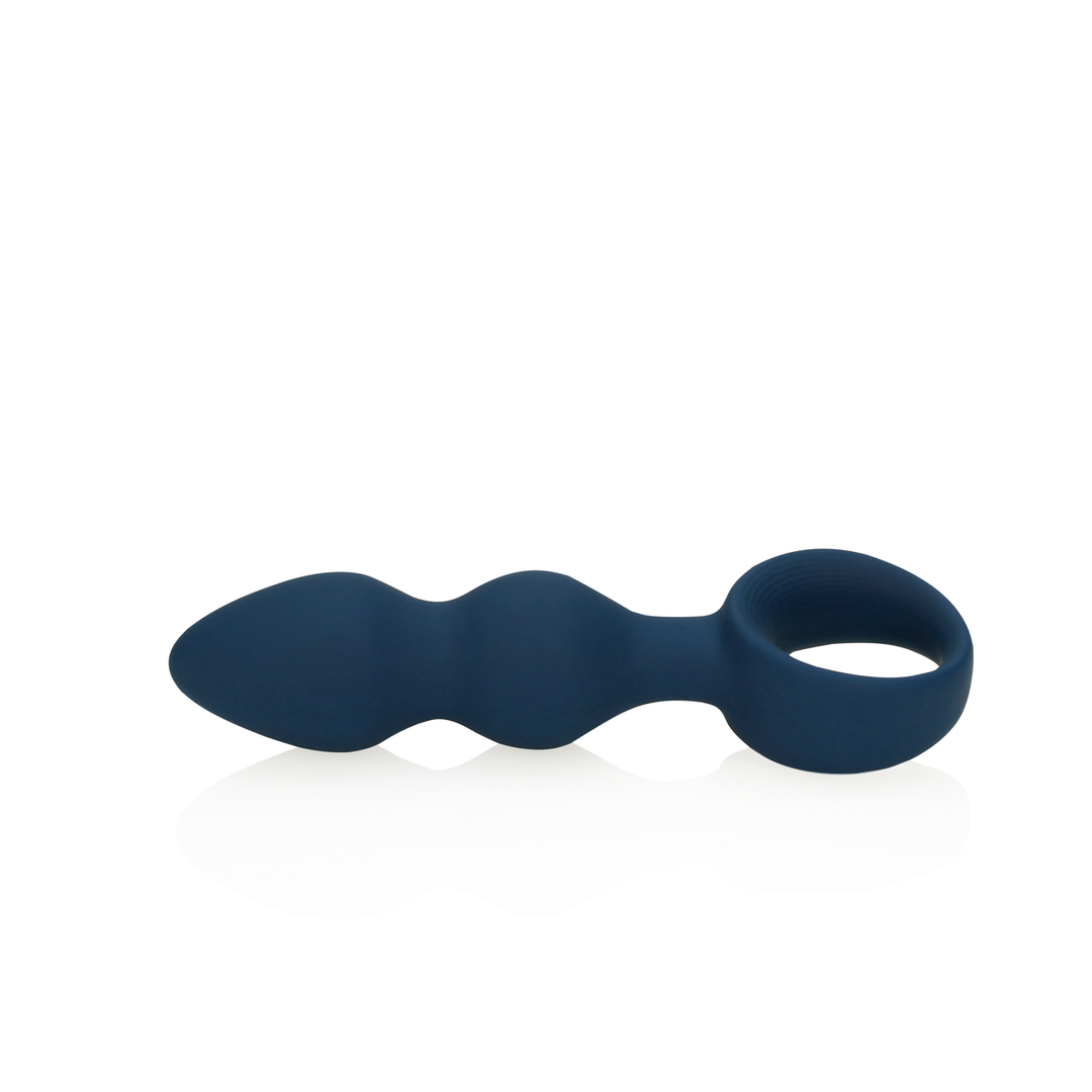 Teardrop Shaped Anal Plug - Medium - Baltic Blue 6