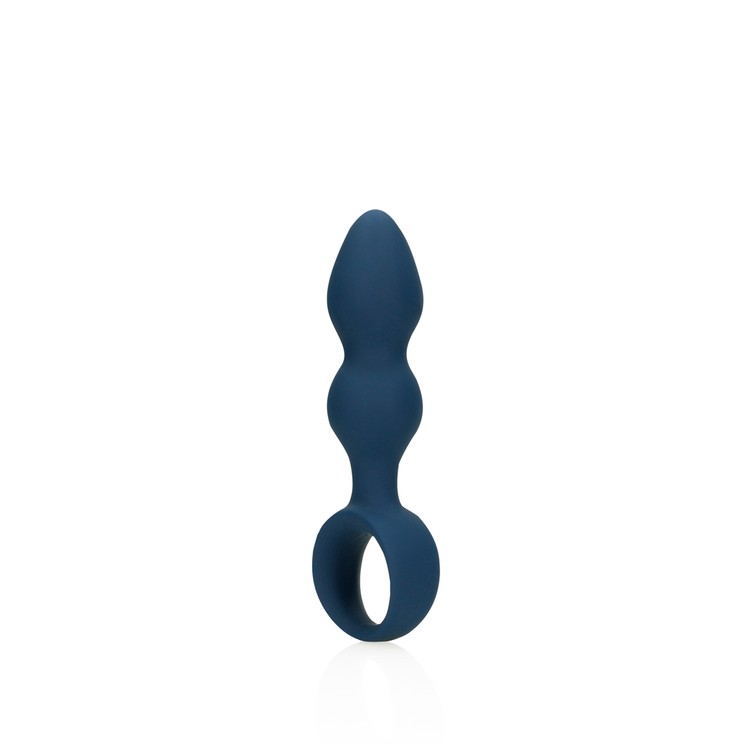Teardrop Shaped Anal Plug - Medium - Baltic Blue 1