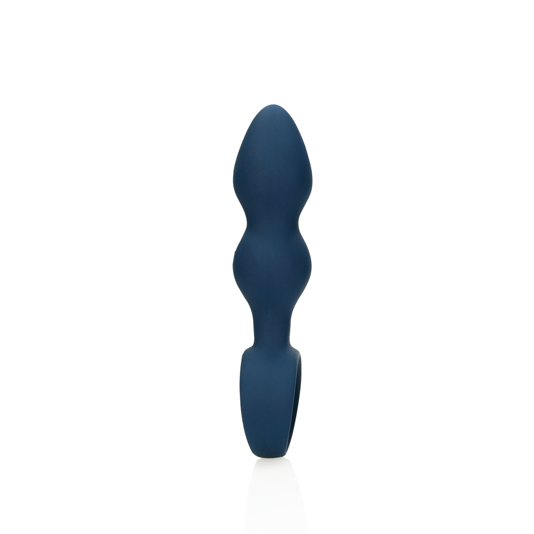Teardrop Shaped Anal Plug - Large - Baltic Blue 5