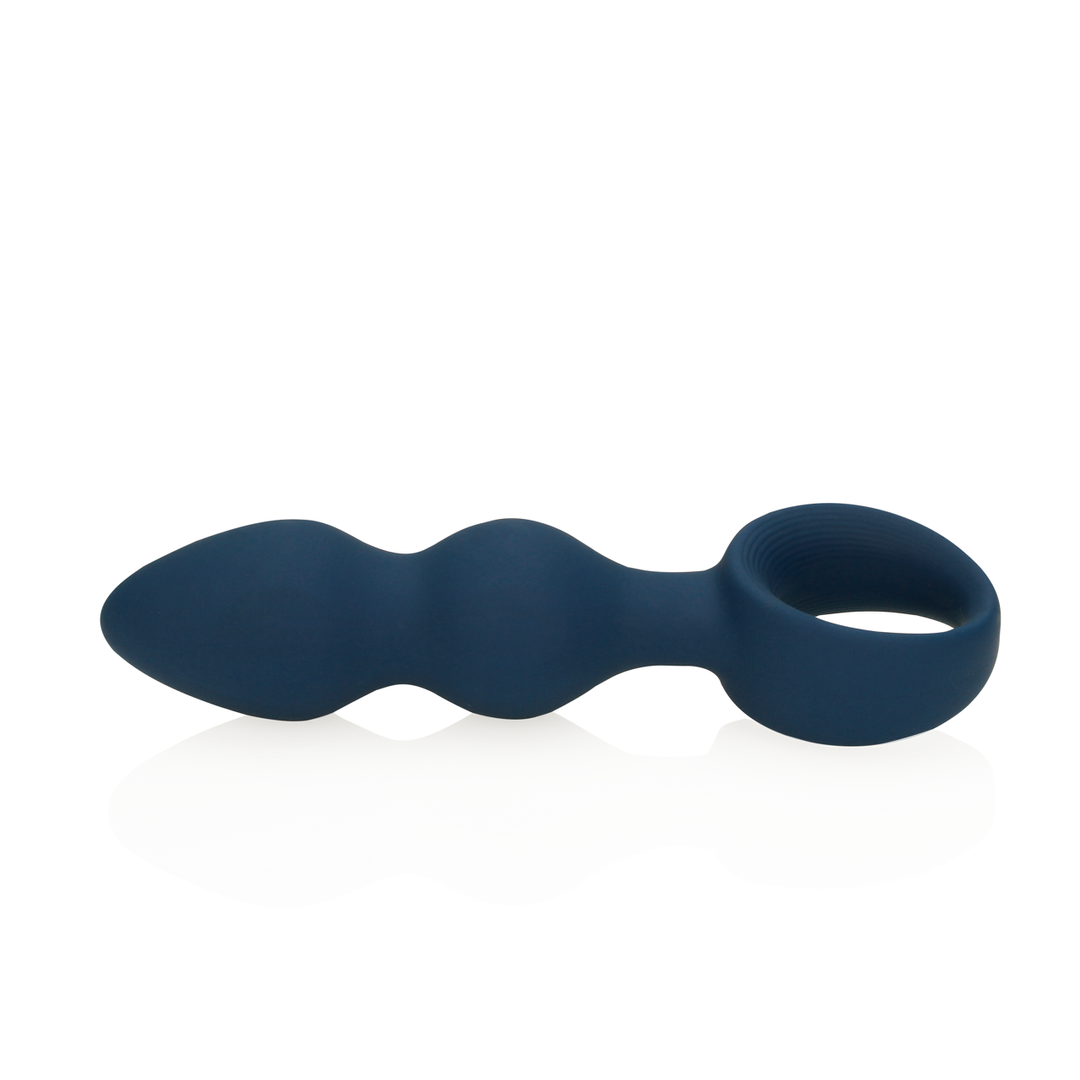 Teardrop Shaped Anal Plug - Large - Baltic Blue 6